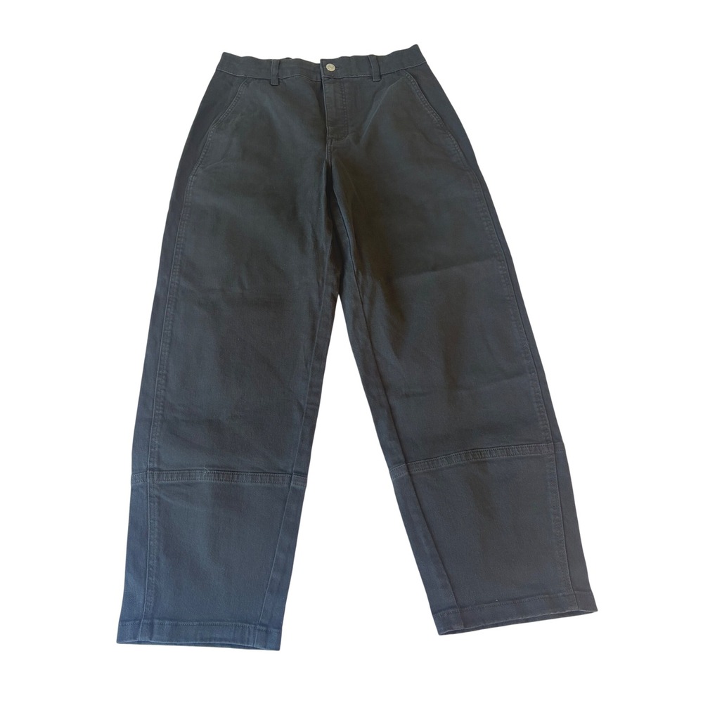 Everlane Way-High Carpenter Jean Washed Black Wide Leg High Rise Pants 10L NWT